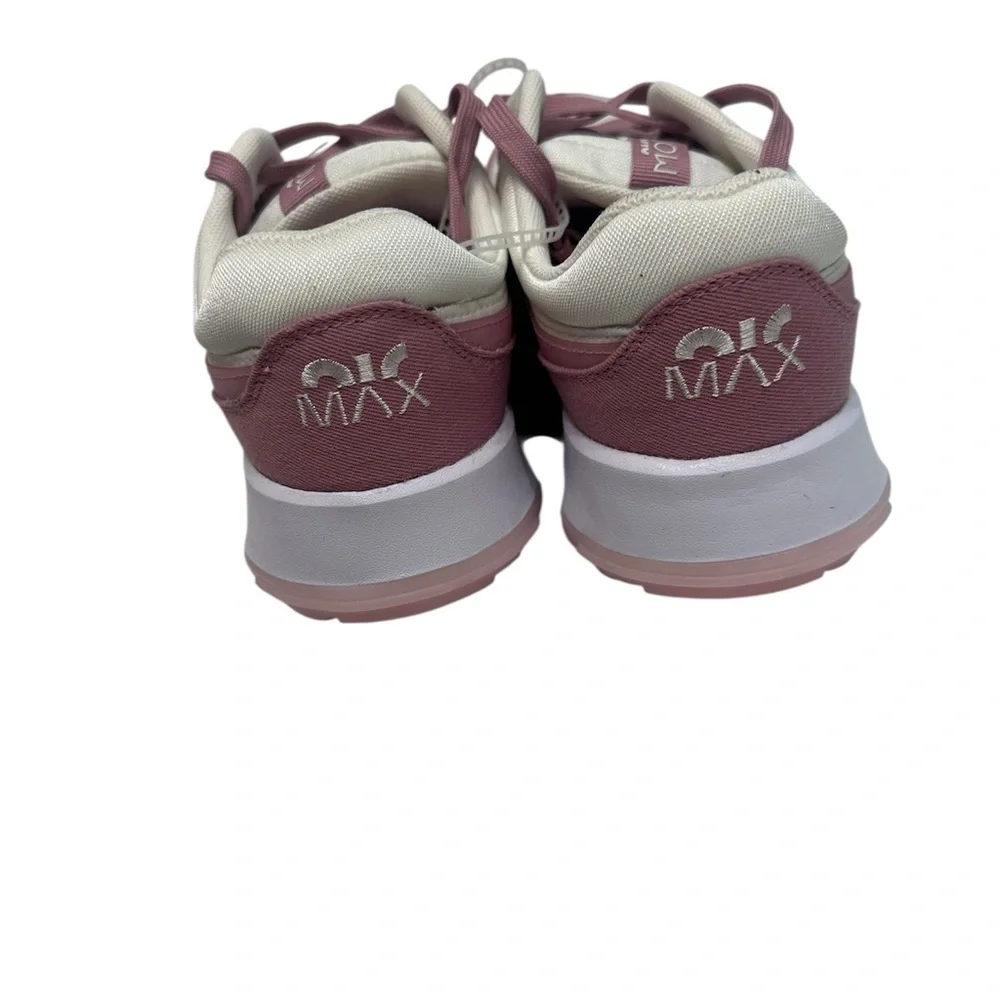 Nike Air Max Motif Girls Size 7Y Pink White Running Athletic Shoes Sneakers NWOB